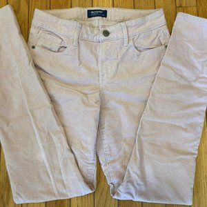 Rockstar Mid-Rise Skinny Corduroys Cords Pink 4